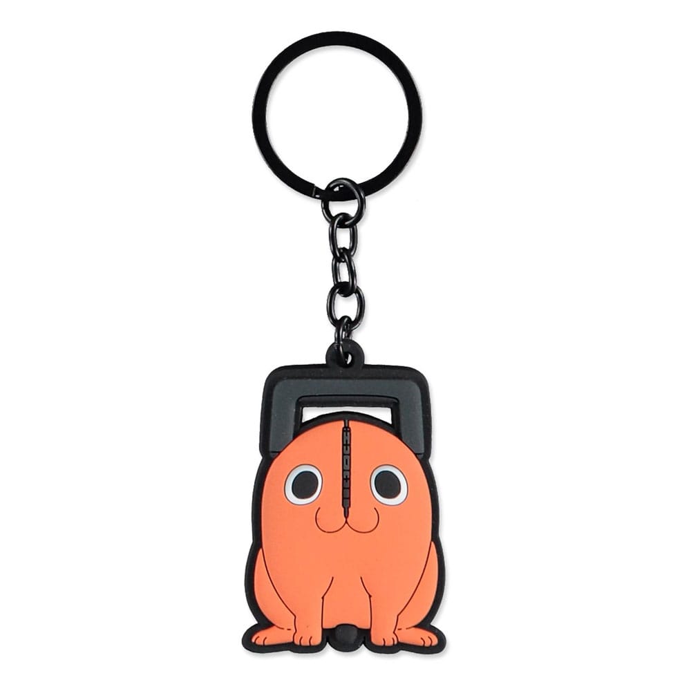 Chainsaw Man Gummi-Schlüsselanhänger Pochita