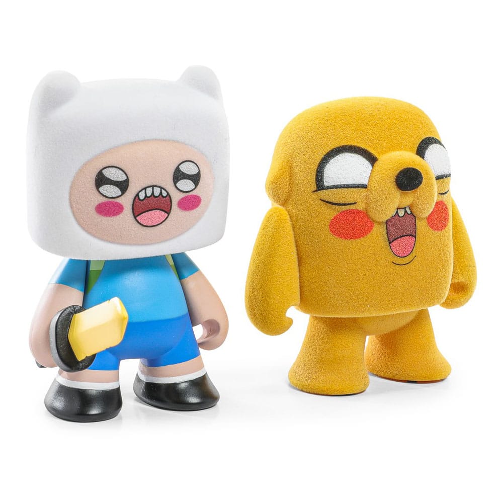 Adventure Time Minifiguren 2er-Pack Finn & Jake Flocked 7 cm