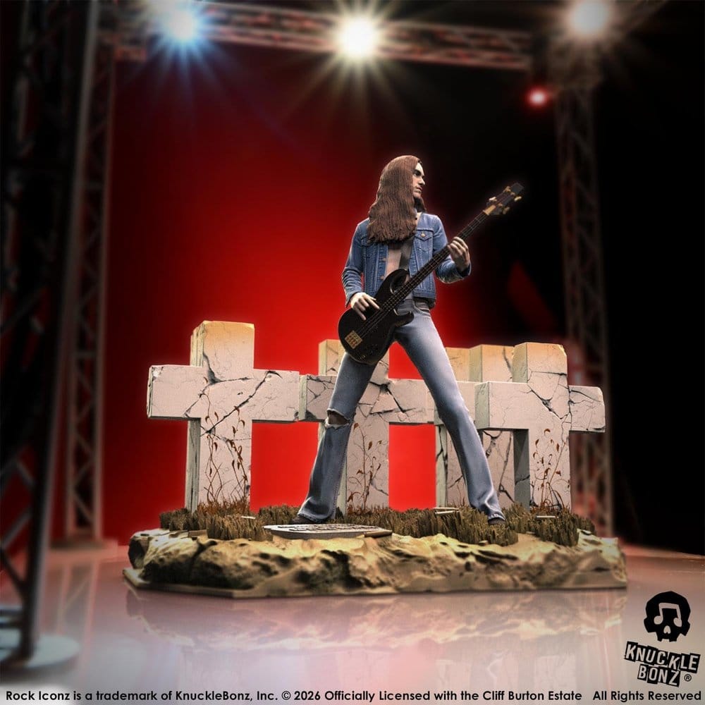 Metallica Rock Iconz Figur Cliff Burton III 21 cm