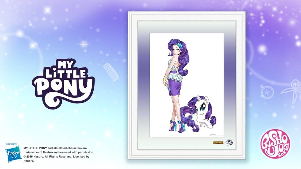 My Little Pony Chara Fine Graph Kunstdruck Bishoujo Rarity 43 cm