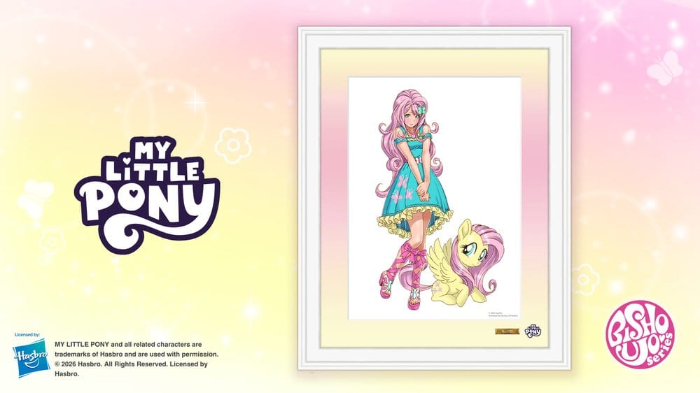 My Little Pony Chara Fine Graph Kunstdruck Bishoujo Fluttershy 43 cm