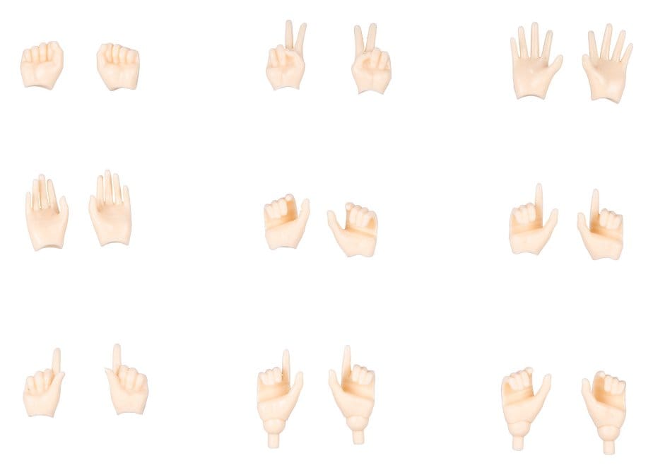 Megami Device M.S.G 09 Zubehör Set 1/1 Hand Set Skin Color A