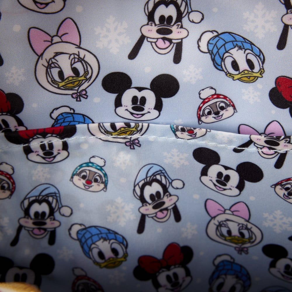 Mickey & Friends by Loungefly Mini Rucksack mit Haarband Halterung Ice Skating