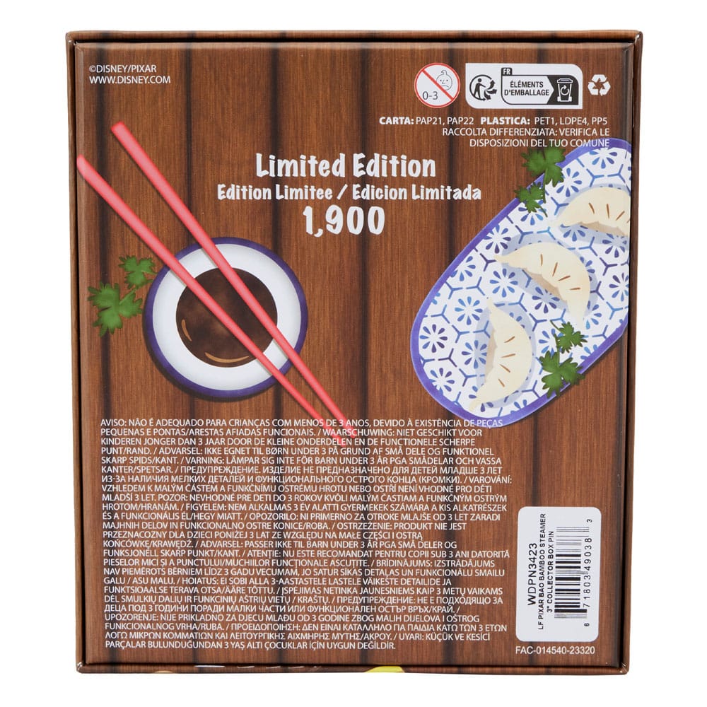 Disney by Loungefly Ansteck-Pins Bao Bamboo Steamer 3" Collector Box Sortiment (12)