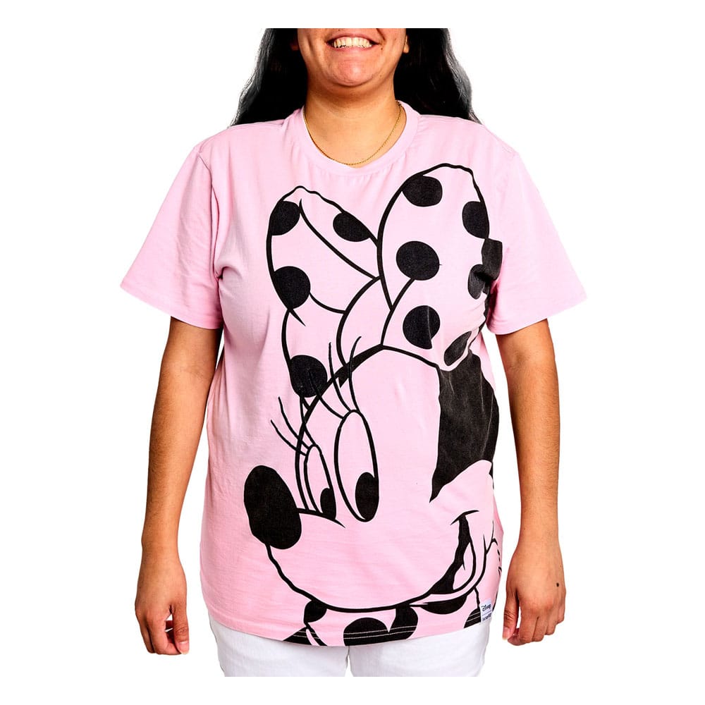 Disney by Loungefly Tee T-Shirt Unisex Minnie Rocks the Dots Florals