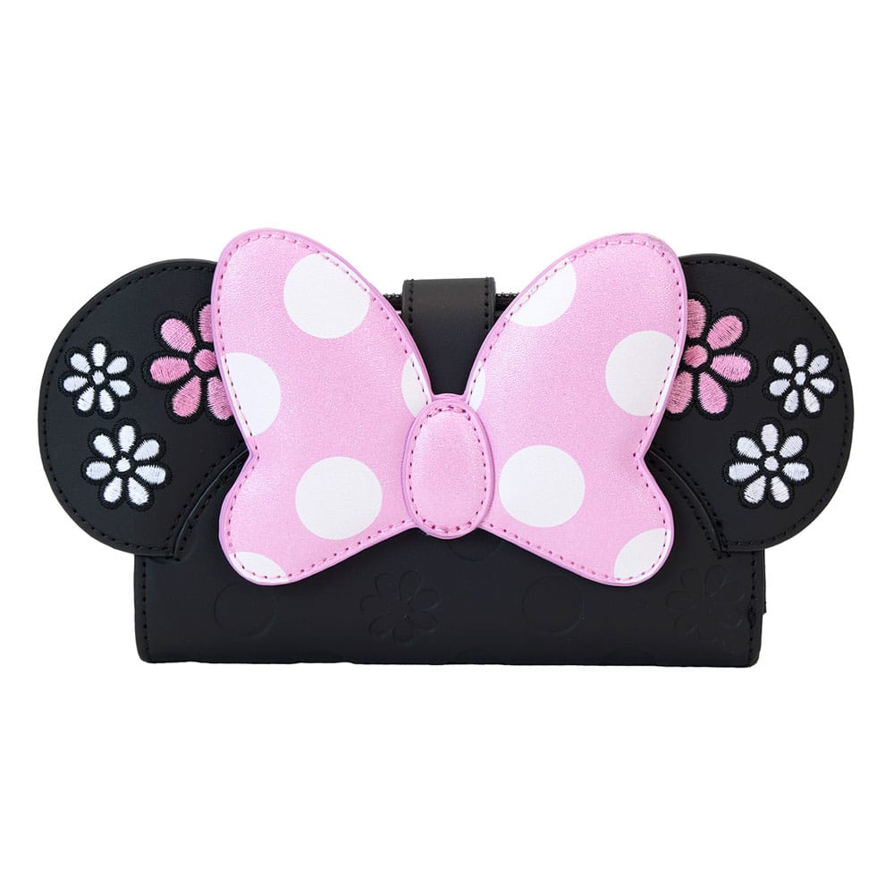 Disney by Loungefly Geldbeutel Minnie Floral Rock the Dots Flap