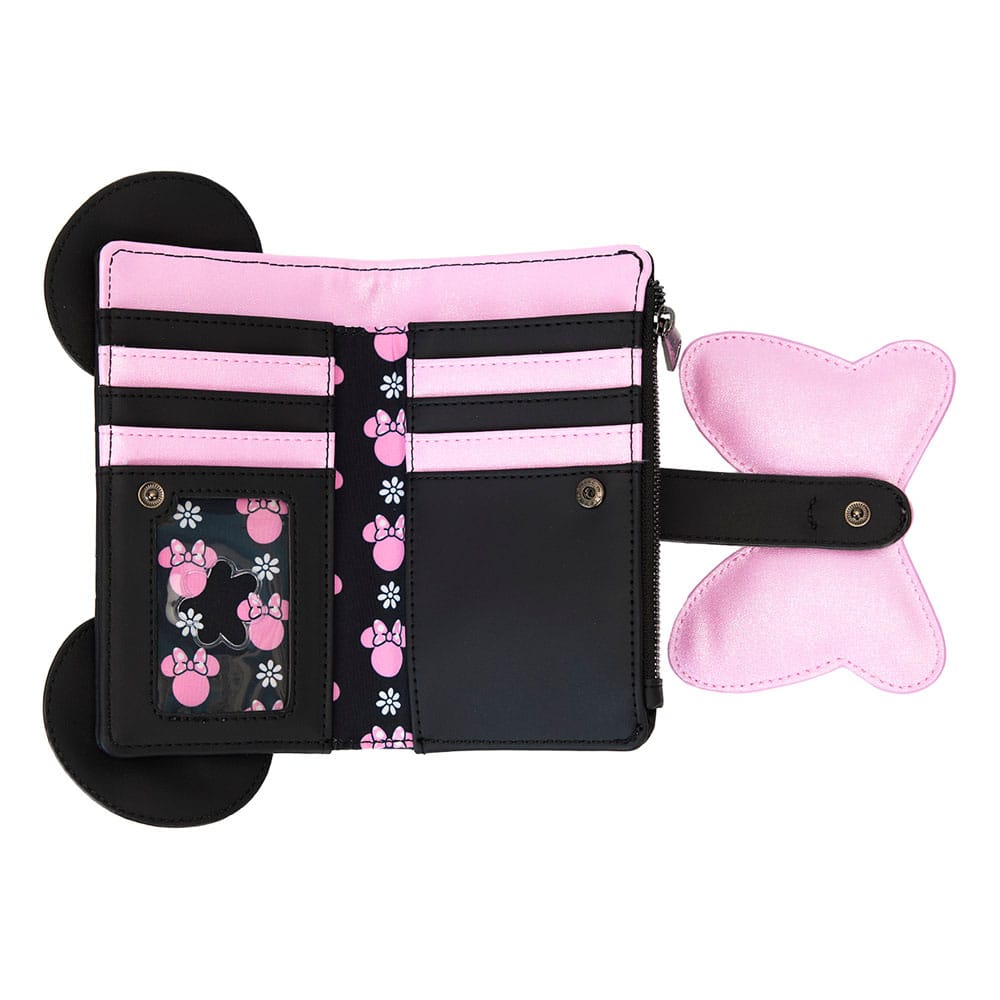 Disney by Loungefly Geldbeutel Minnie Floral Rock the Dots Flap