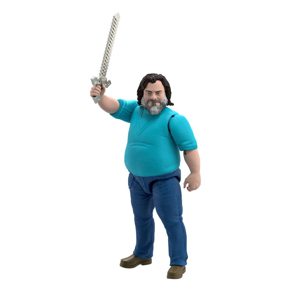 Ein Minecraft Film Actionfigur Steve 30 cm