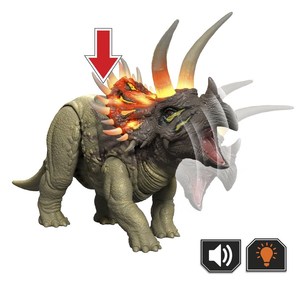 Jurassic World: Survival Actionfigur Wild Roar Triceratops 31 cm