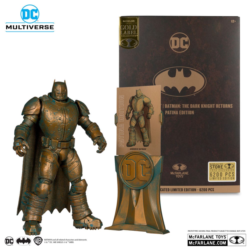 DC Multiverse Actionfigur Armored Batman (Batman: The Dark Knight Returns) Patina Edition (Gold Label) 18 cm
