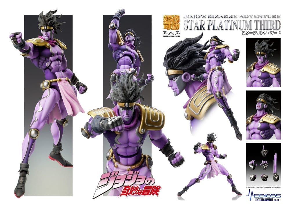 JoJo's Bizarre Adventure: Stardust Crusaders Chozokado Actionfigur Star Platinum Third 17 cm