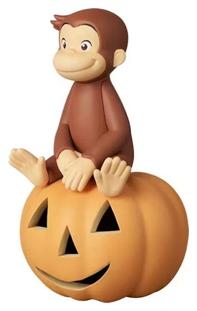 Coco, der neugierige Affe UDF Minifigur mit Kürbis 6 cm