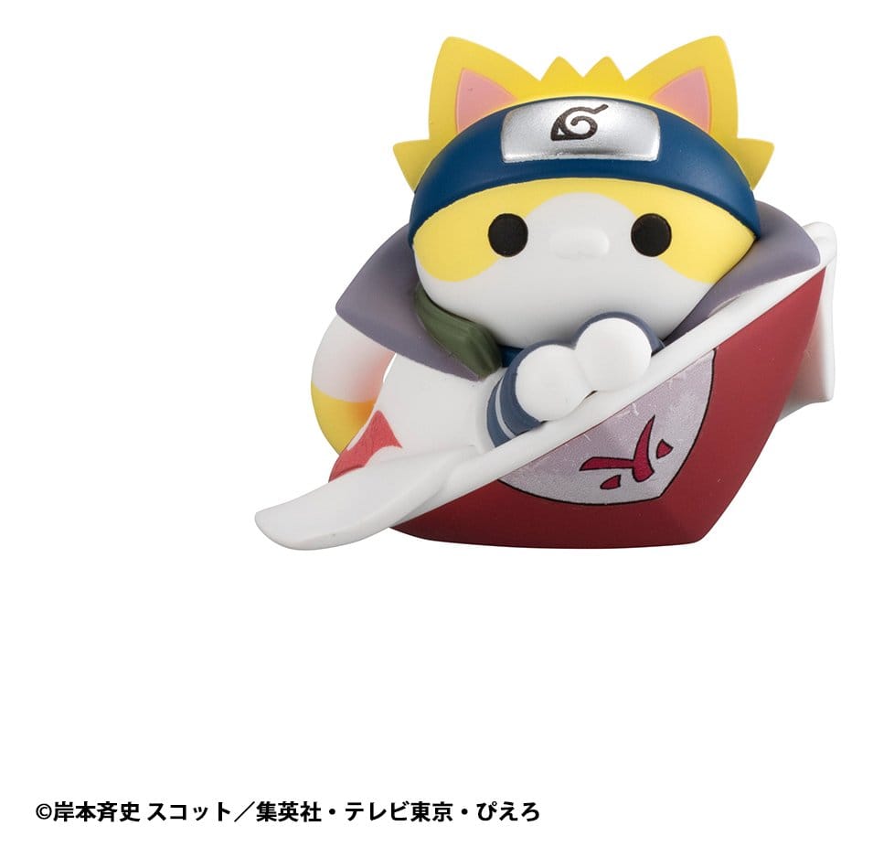Naruto Shippuden Mega Cat Project Nyaruto! Minifiguren The bond between master and disciple ver. Blind Box Sortiment (8) (Repeat)