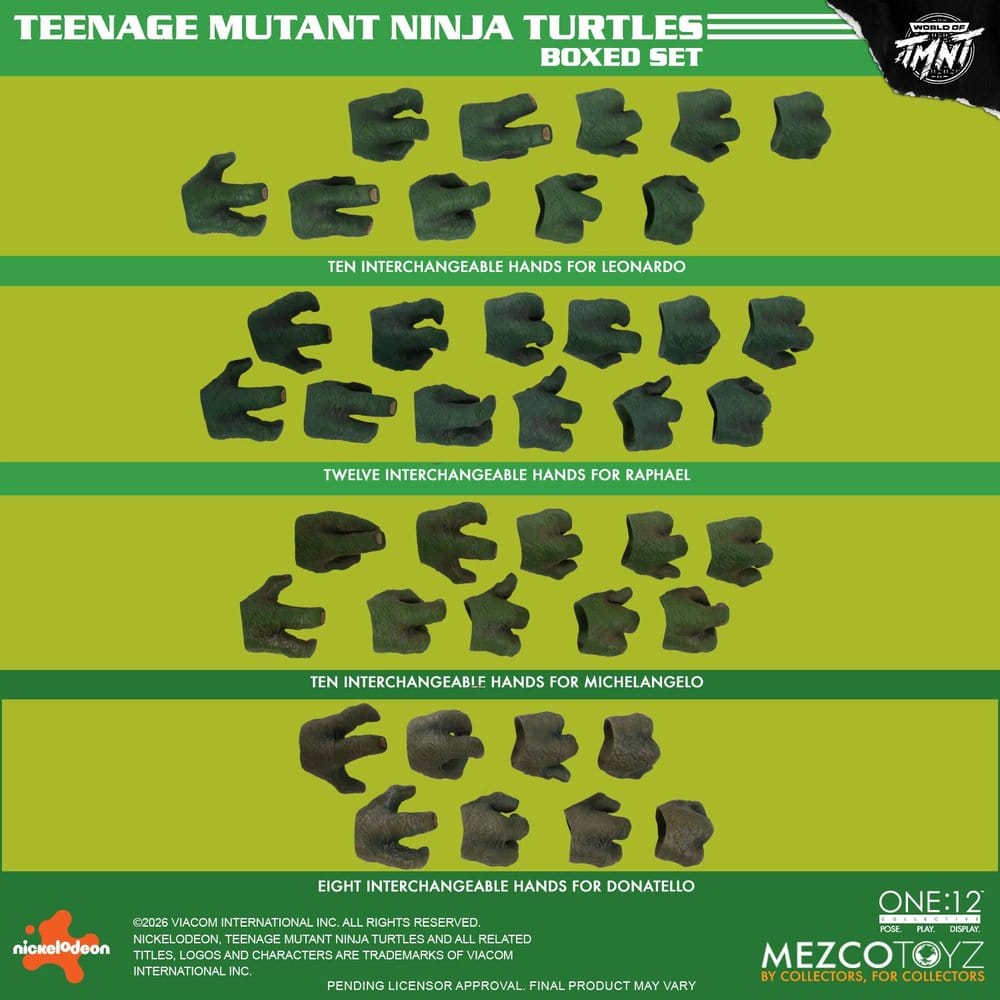 Teenage Mutant Ninja Turtles One:12 Collective Actionfiguren 1/12 Boxed Set 17 cm