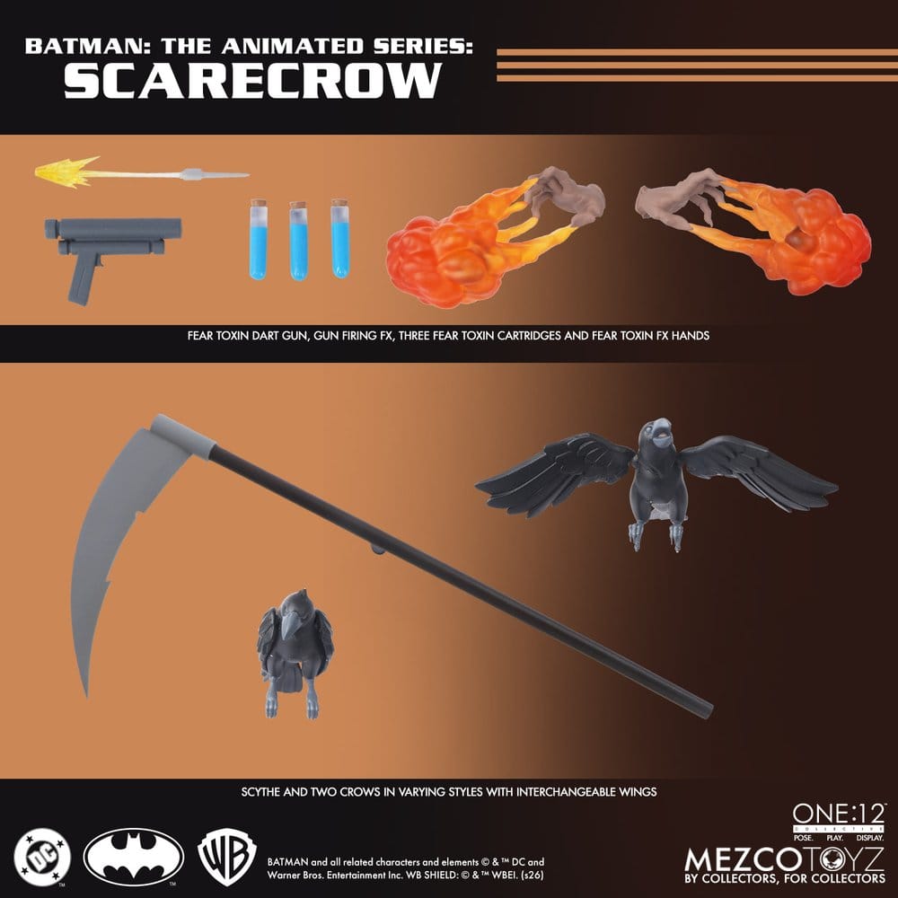 Batman: Die Zeichentrickserie One:12 Collective Actionfigur Scarecrow 17 cm