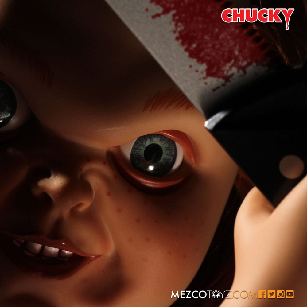 Chucky Die Mörderpuppe Puppe mit Sound Sneering Chucky 38 cm
