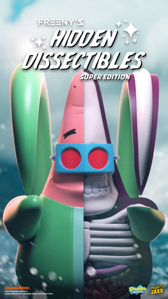 Spongebob Schwammkopf Blind Box Hidden Dissectibles Series 04 (Super ed.) Display (12)