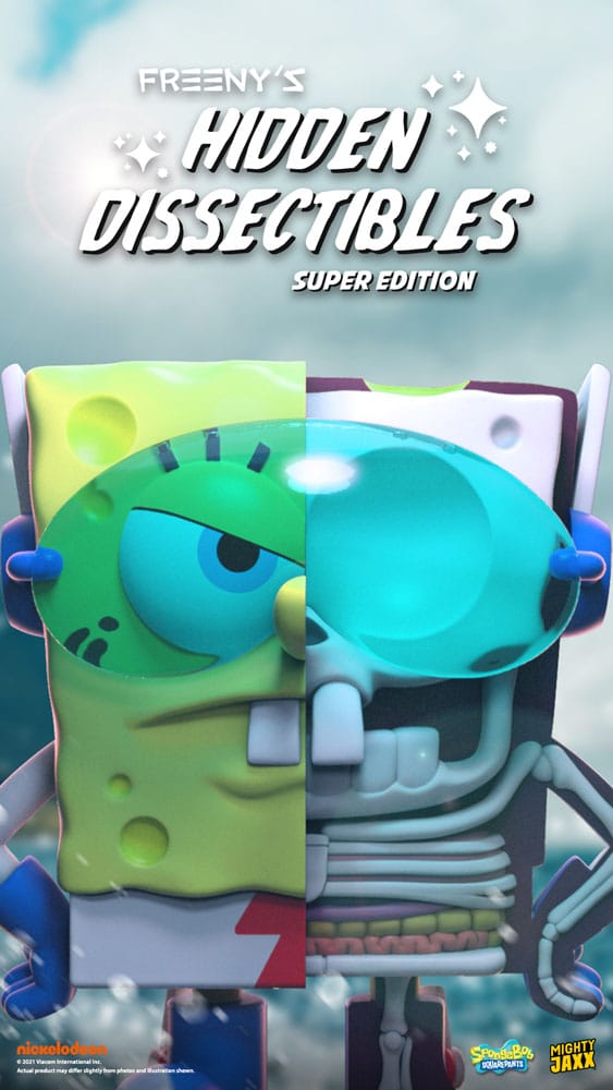 Spongebob Schwammkopf Blind Box Hidden Dissectibles Series 04 (Super ed.) Display (12)