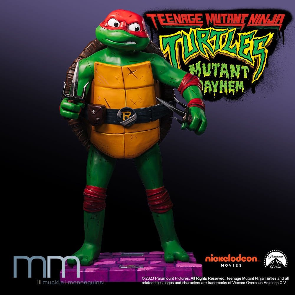 Teenage Mutant Ninja Turtles: Mutant Mayhem Life-Size Statue Raphael 178 cm