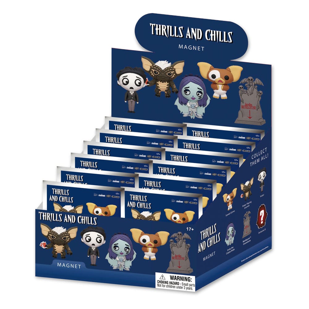 Thrills and Chills 3D 3D Magnete Series 1 Display (12)