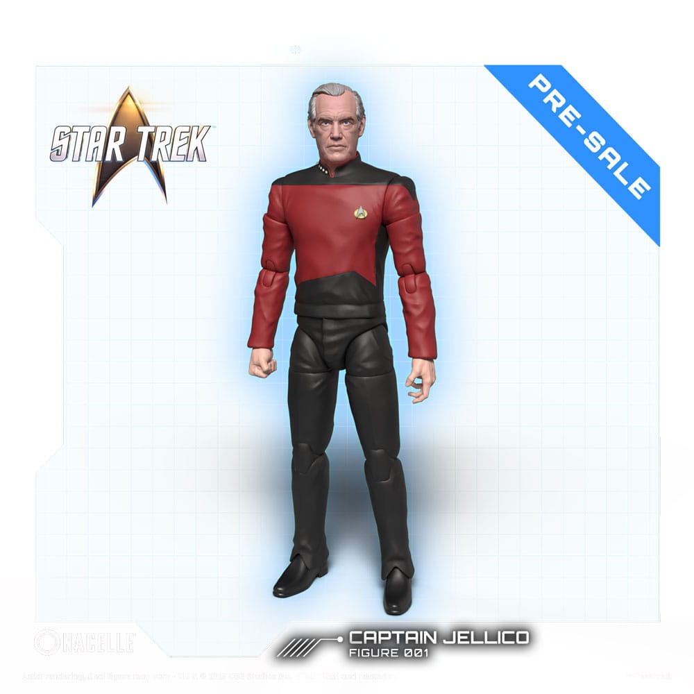 Raumschiff Enterprise - Das nächste Jahrhundert Actionfigur 1/12 Captain Jellico 16 cm