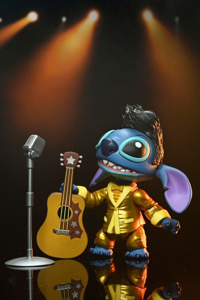 Lilo & Stitch Actionfigur Ultimate Gold Suit Elvis Stitch 18 cm