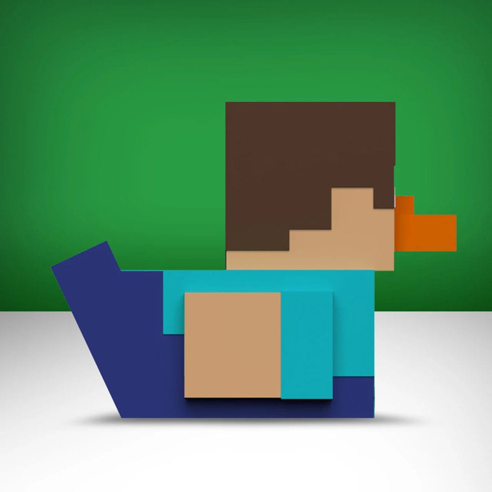 Minecraft Tubbz PVC Figur Steve 1st Edition 10 cm