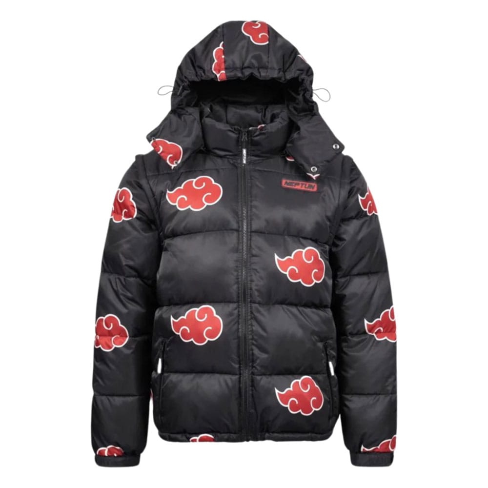 Naruto Puffer-Jacke Akatsuki Rot