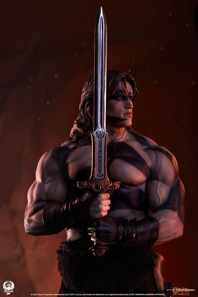 Conan der Barbar Elite Series Statue 1/2 Conan Warpaint Edition 116 cm