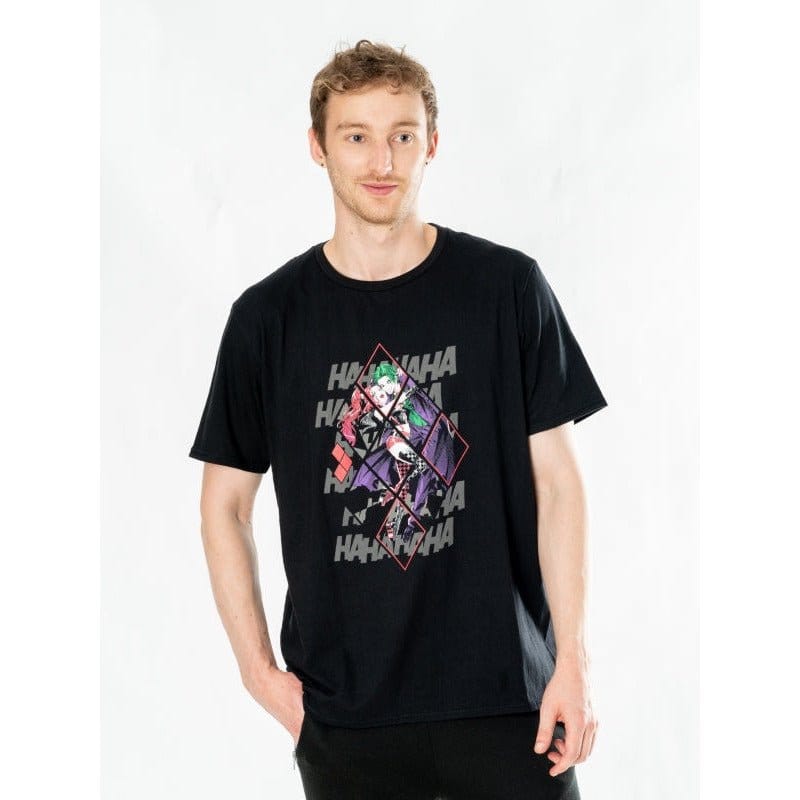 DC Comics T-Shirt Harley Quinn Joker Diamond Größe M
