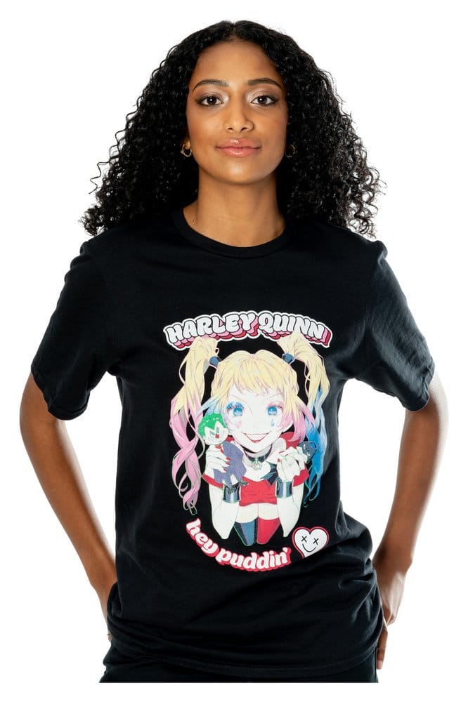 DC T-Shirt Harley Quinn Anime Puddin' Größe XXL