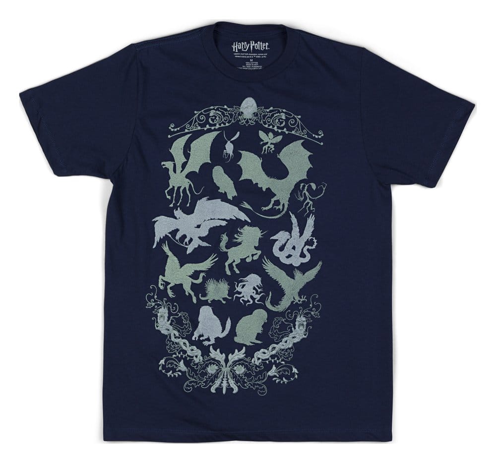 Harry Potter T-Shirt Magical Creatures Field Guide Größe XXL