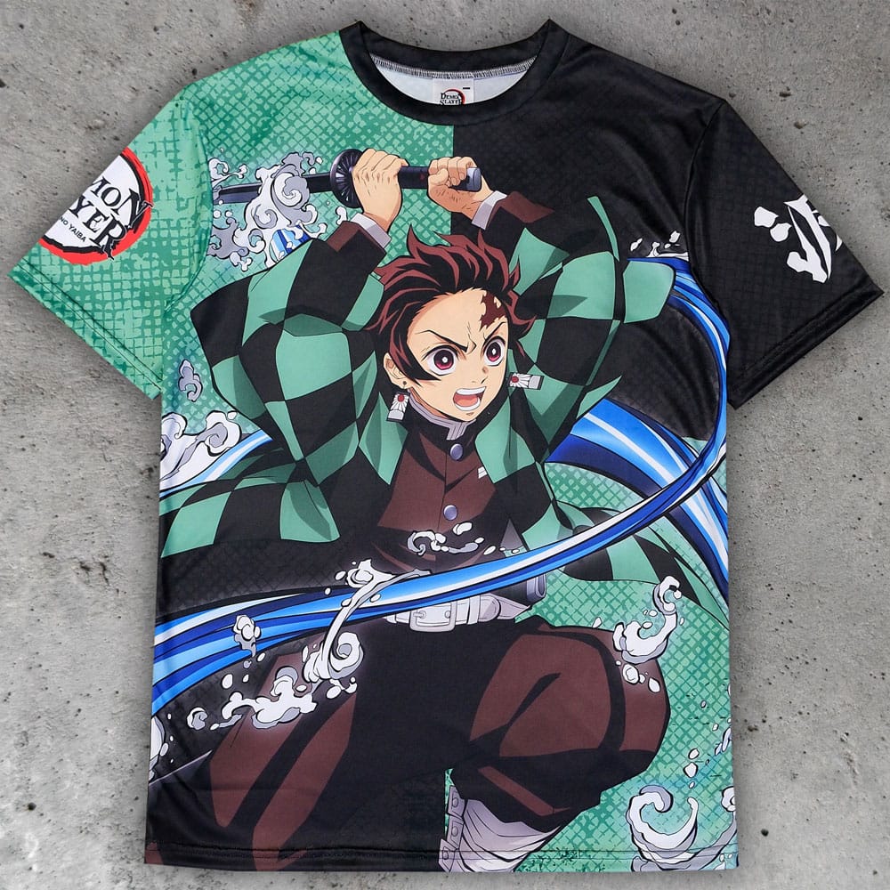 Demon Slayer: Kimetsu no Yaiba T-Shirt Tanjiro Kamado Größe L