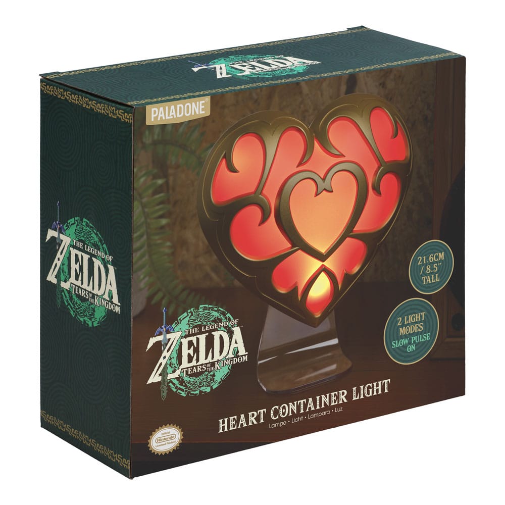 The Legend of Zelda: Tears of the Kingdom Leuchte Herzcontainer 22 cm
