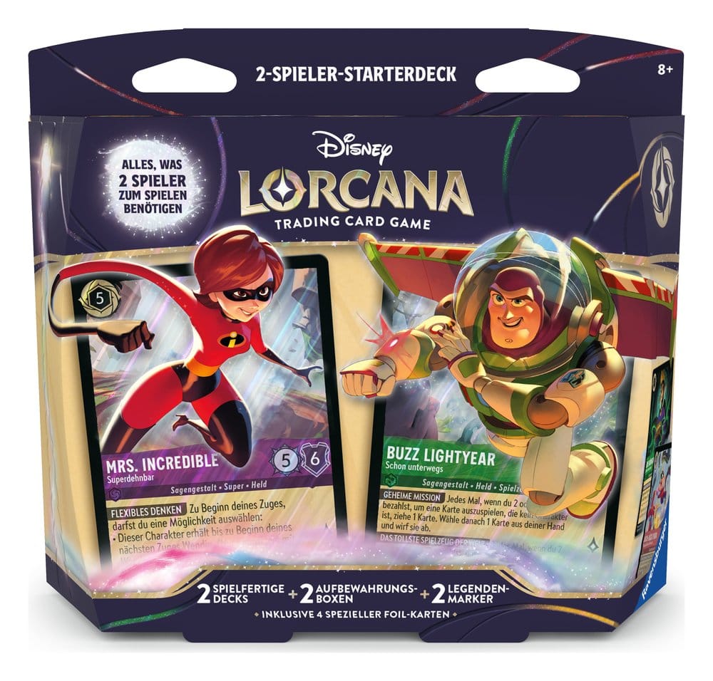 Disney Lorcana TCG 2-Spieler-Starterdeck *Deutsche Edition*