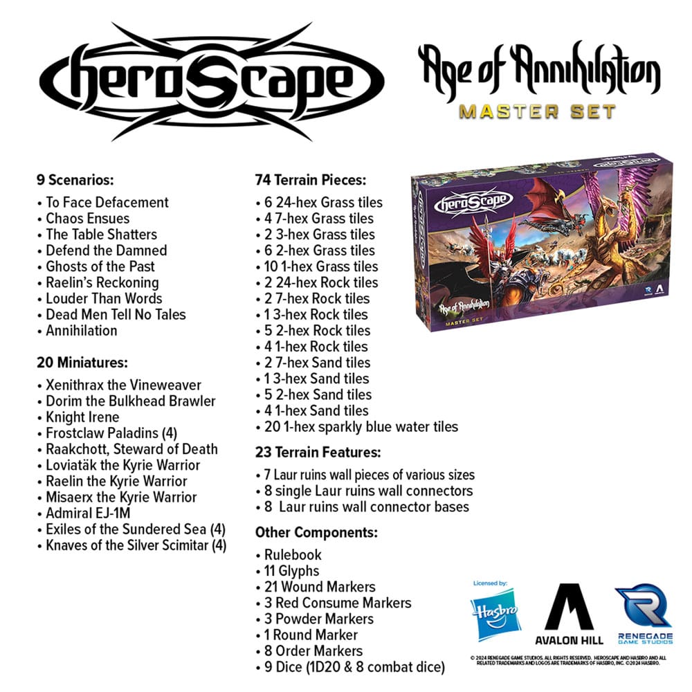 Heroscape Brettspiel Age of Annihilation Master Set *Englische Version*