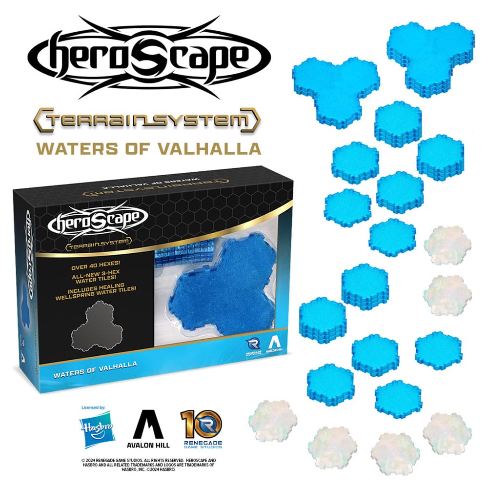 Heroscape Erweiterung Waters of Valhalla Terrain *Englische Version*