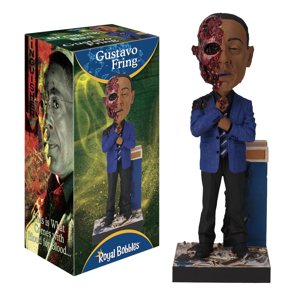 Breaking Bad Wackelkopf-Figur Gus Fring Face Off 20 cm
