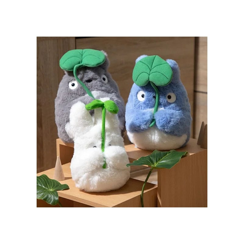 Mein Nachbar Totoro Nakayoshi Plüschfigur Medium Totoro with leaf 20 cm