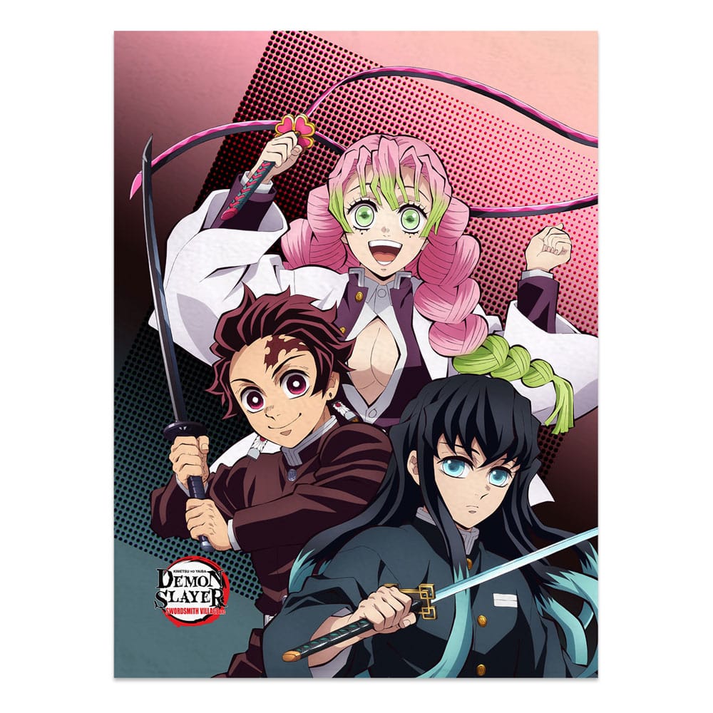 Demon Slayer: Kimetsu no Yaiba Decke Tanjiro, Mitsuri, Muichiro 120 x 160 cm