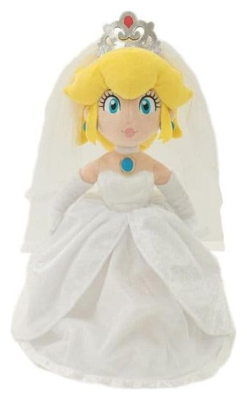 Super Mario Plüschfigur Princess Peach Wedding 40 cm