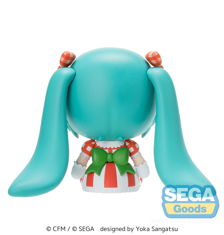 Character Vocal Series 01: Hatsune Miku Fuwa Petit Chibi Figur Hatsune Miku x Love and Berry Dress Up and Dance! Lovely Strawberry 8 cm