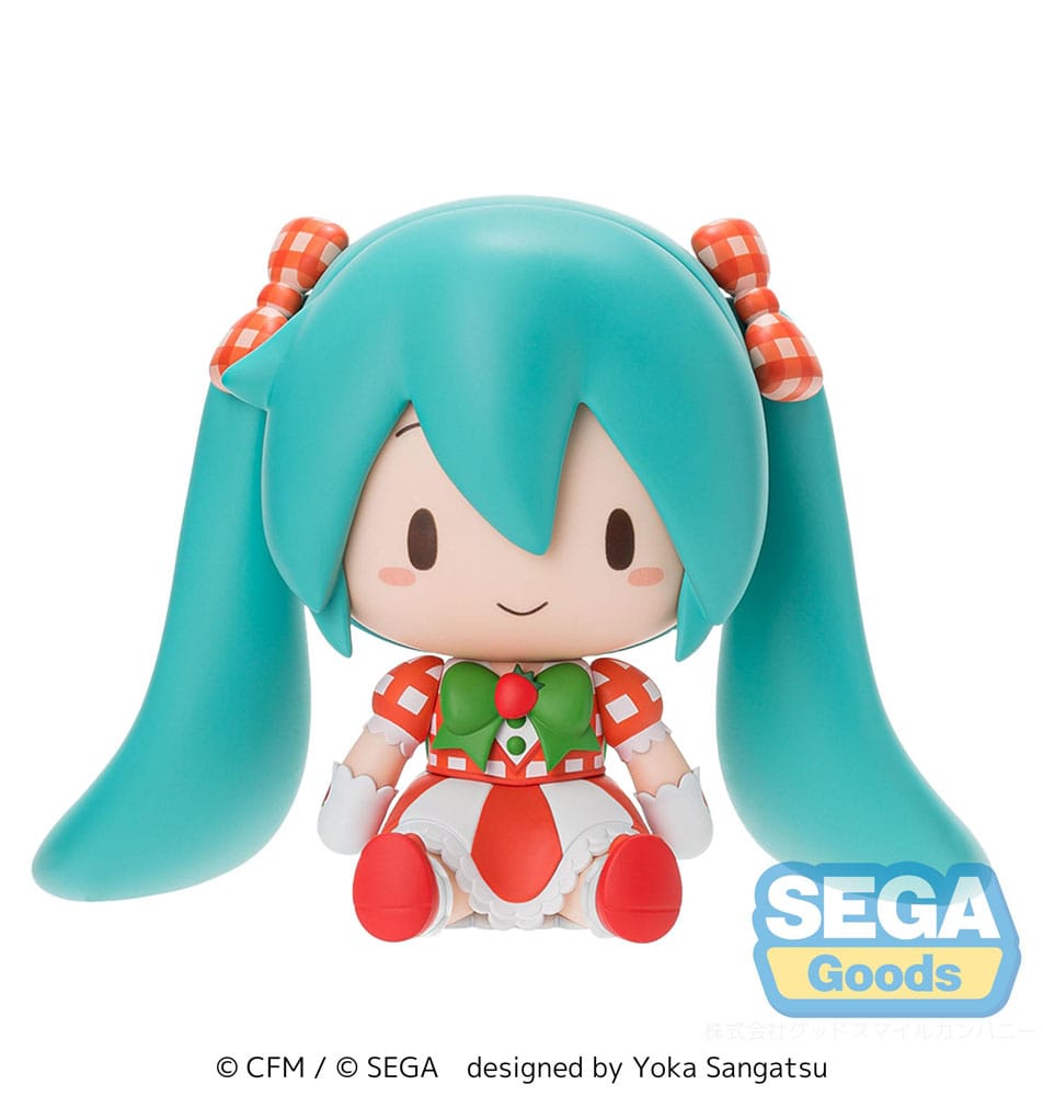 Character Vocal Series 01: Hatsune Miku Fuwa Petit Chibi Figur Hatsune Miku x Love and Berry Dress Up and Dance! Lovely Strawberry 8 cm