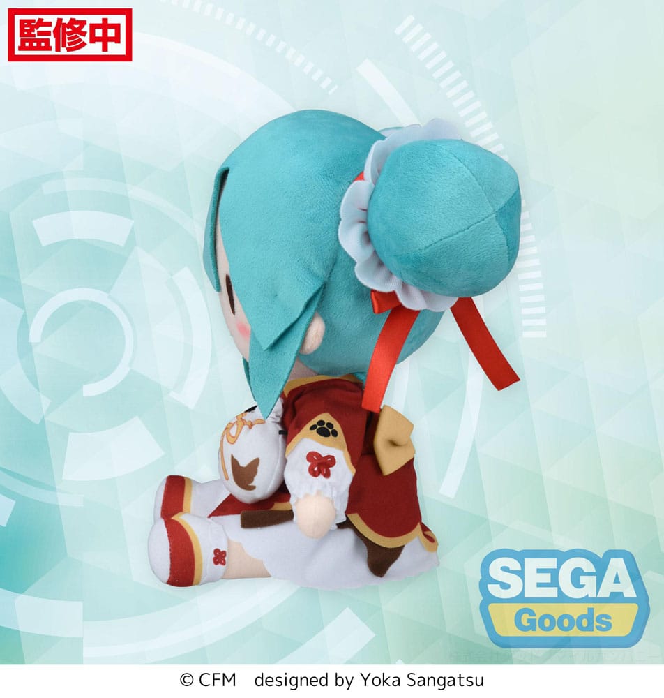 Character Vocal Series 01: Hatsune Miku Fuwa Petit Plüschfigur Hatsune Miku Going Out Series Chinatown Ver. M 22 cm