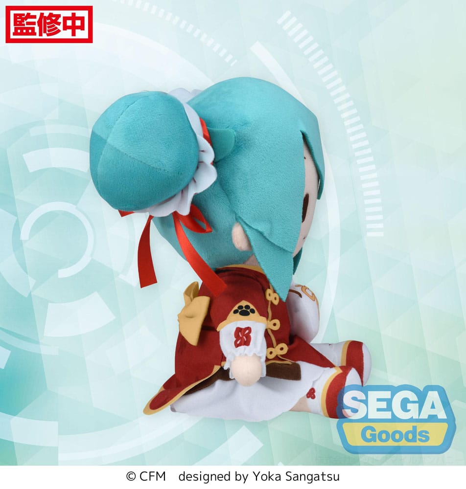 Character Vocal Series 01: Hatsune Miku Fuwa Petit Plüschfigur Hatsune Miku Going Out Series Chinatown Ver. M 22 cm