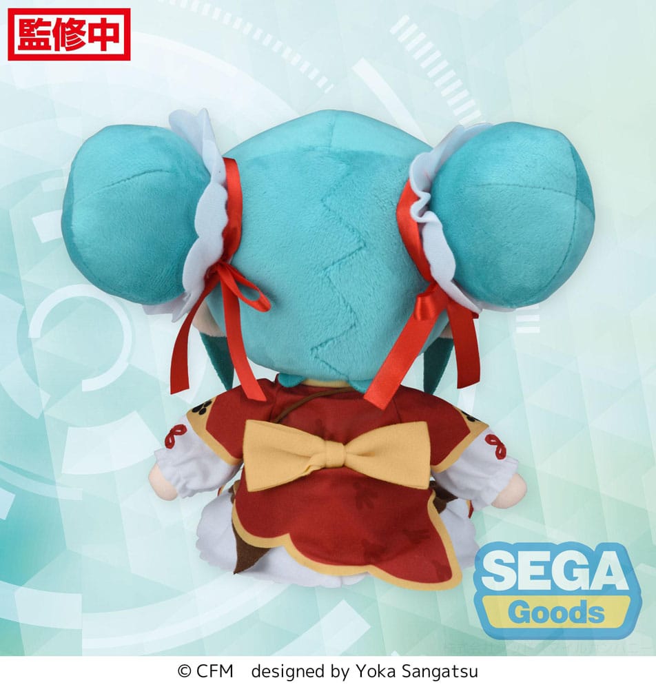Character Vocal Series 01: Hatsune Miku Fuwa Petit Plüschfigur Hatsune Miku Going Out Series Chinatown Ver. M 22 cm
