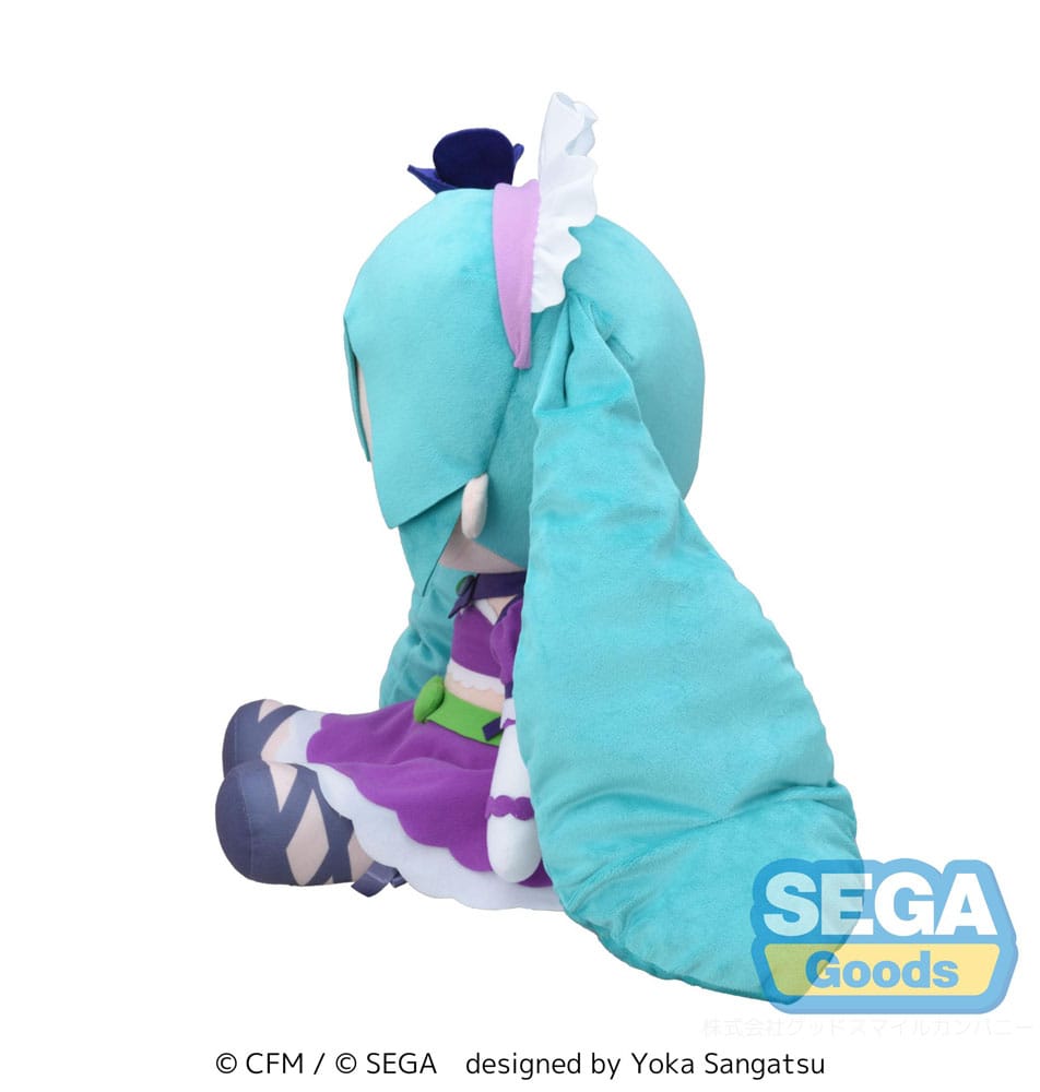 Character Vocal Series 01: Hatsune Miku Fuwa Petit Plüschfigur Hatsune Miku x Love and Berry Dress Up and Dance! Sparkly Purple 40 cm