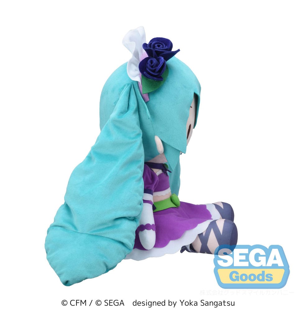 Character Vocal Series 01: Hatsune Miku Fuwa Petit Plüschfigur Hatsune Miku x Love and Berry Dress Up and Dance! Sparkly Purple 40 cm