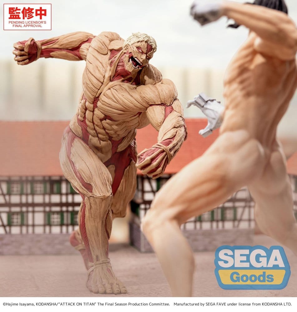 Attack on Titan GigantiX PVC Figur Reiner Braun Armored Titan Ver. 25 cm