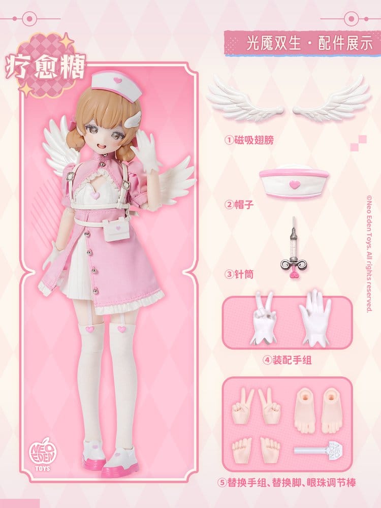 Original Character Sammelfiguren Unveiled Door Key Spirit Series BJD Doll Blind Box 22 cm Sortiment (6)